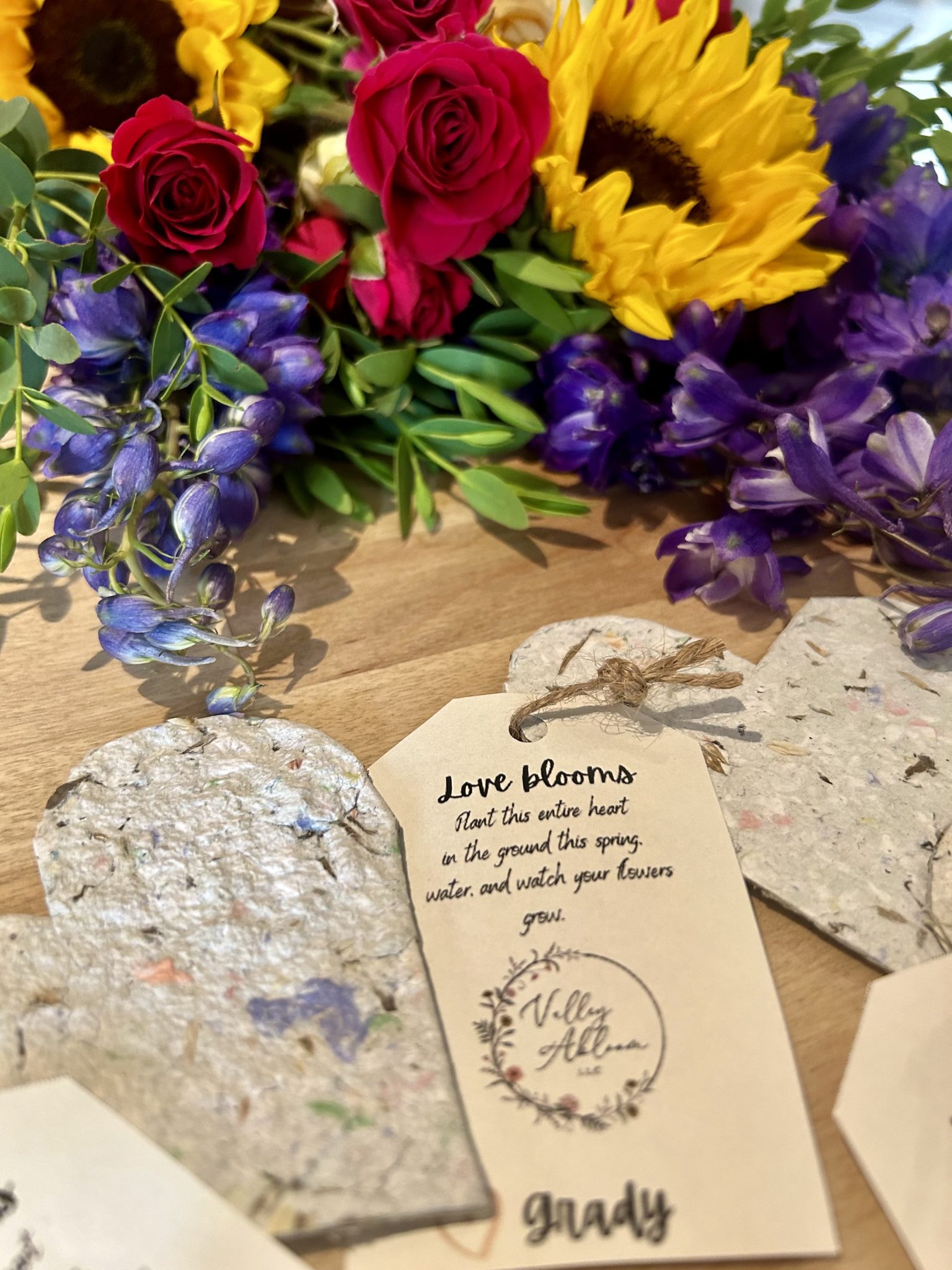 Homemade Seed Paper - Valley Abloom LLC